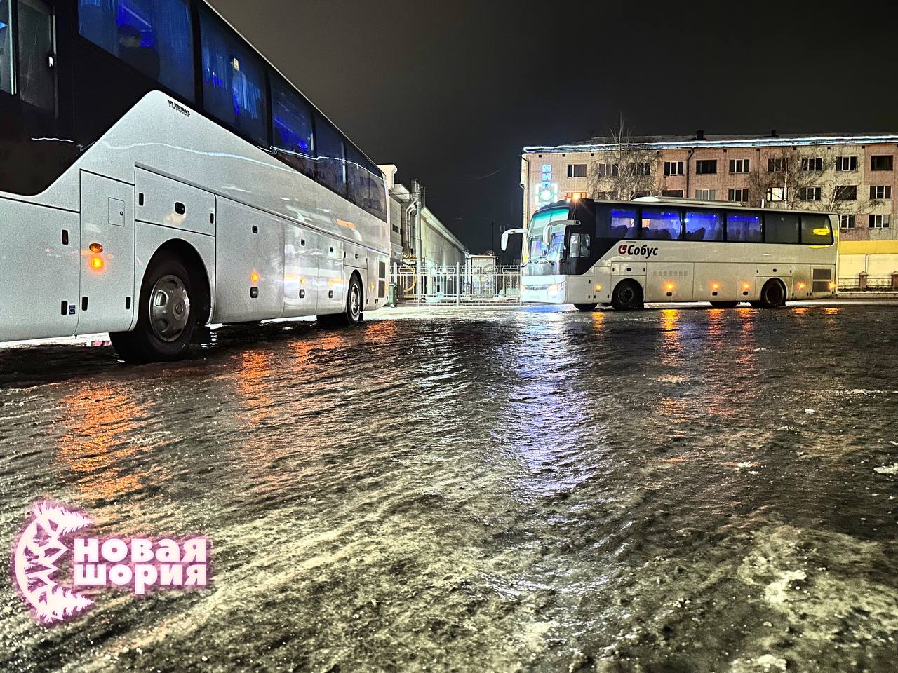 С началом зимы в Таштагольский район перестали ходить автобусы