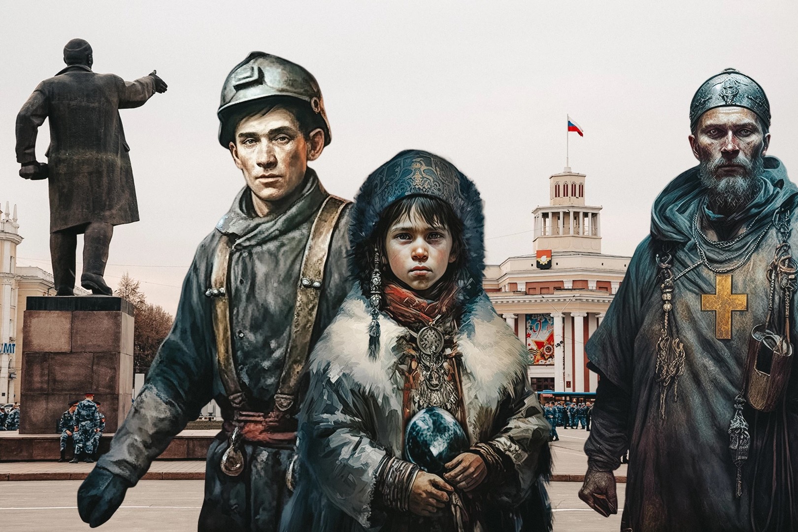 Известный иллюстратор показал города Кузбасса в виде людей. Посмотрите, какие они милые и суровые